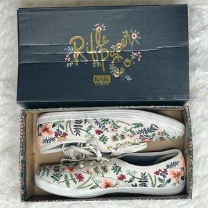 Keds x Rifle Paper Co. Embroidered Sneakers